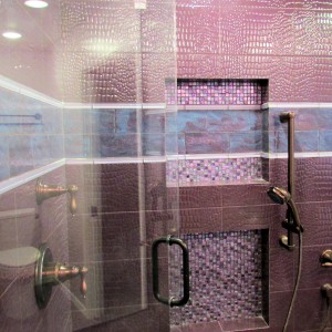 master bath tile purples