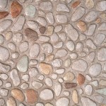 stamped concrete pebbles